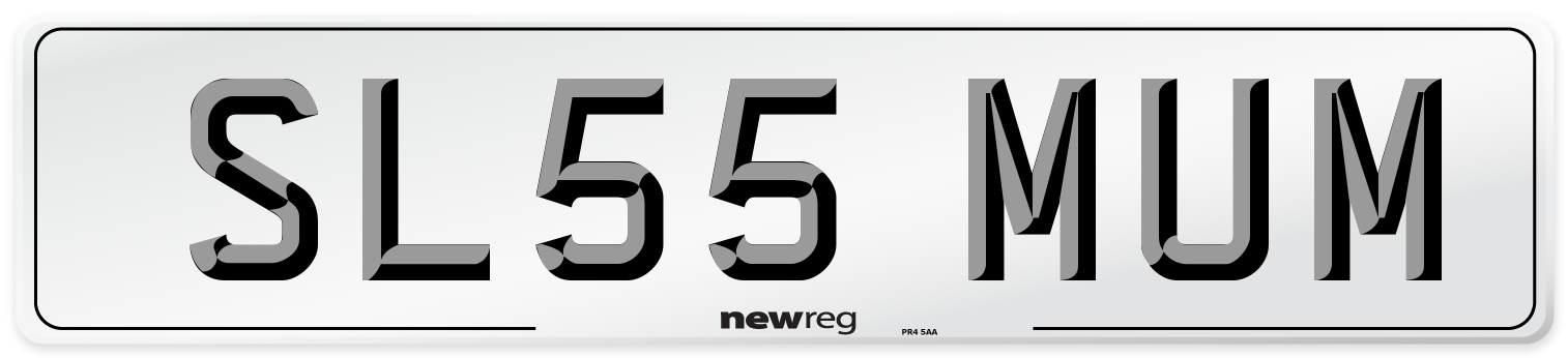 SL55 MUM Number Plate from New Reg